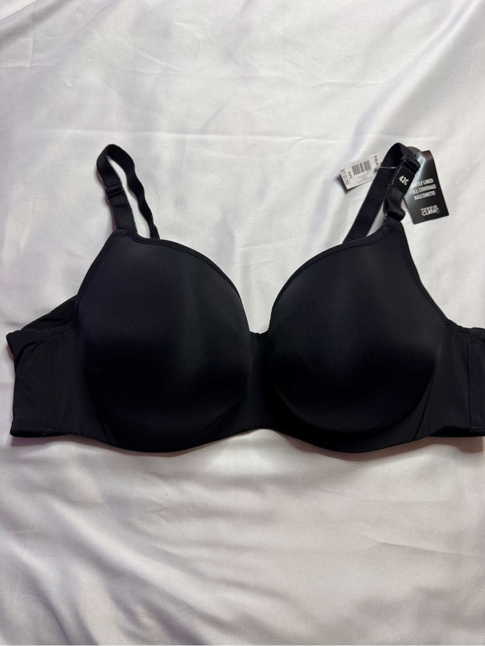 torrid Black Seamless T-Shirt Bra with Light Padding